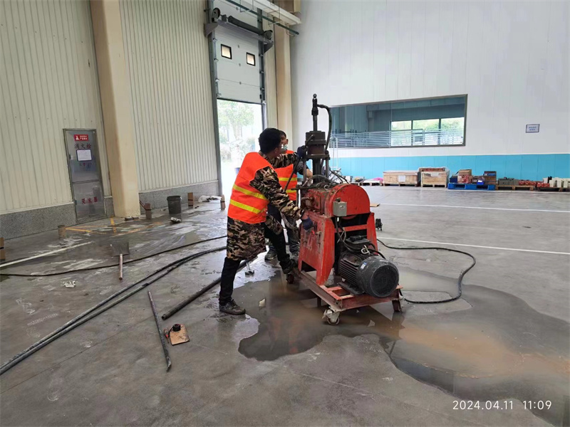 隰县厂房地面下沉塌陷注浆加固施工